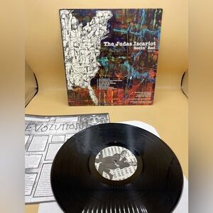 SEEIN' RED + JUDAS ISCARIOT Split LP Mountain CoOperative MTN-18 Hardcore Punk.